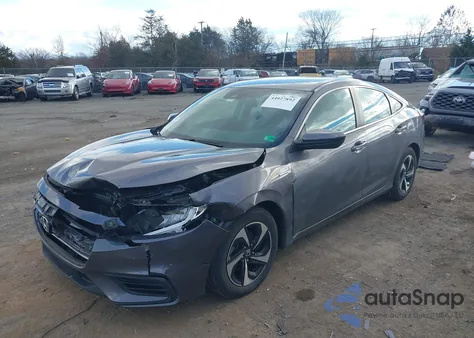 2021 Honda Insight Ex from USA, damaged, VIN 19XZE4F55ME006604